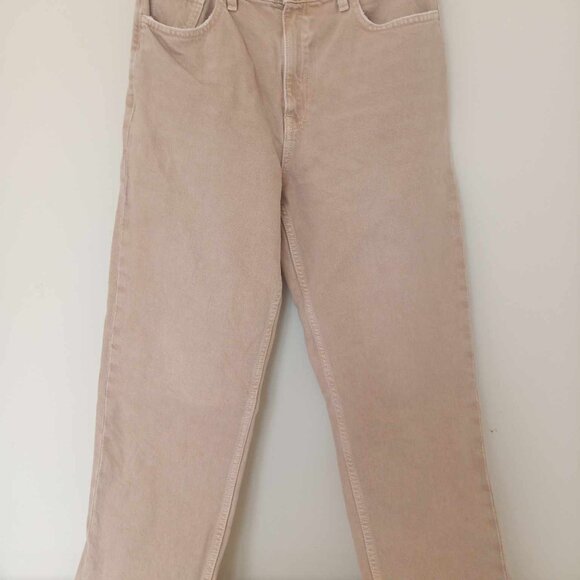 Mango Mom High-waist Jeans, Size 6, Color Sand - Picture 8 of 12